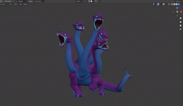 Completed Dragon Model