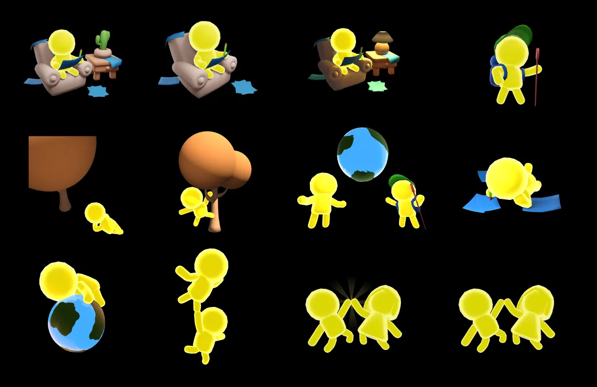 Some cut out renders we did