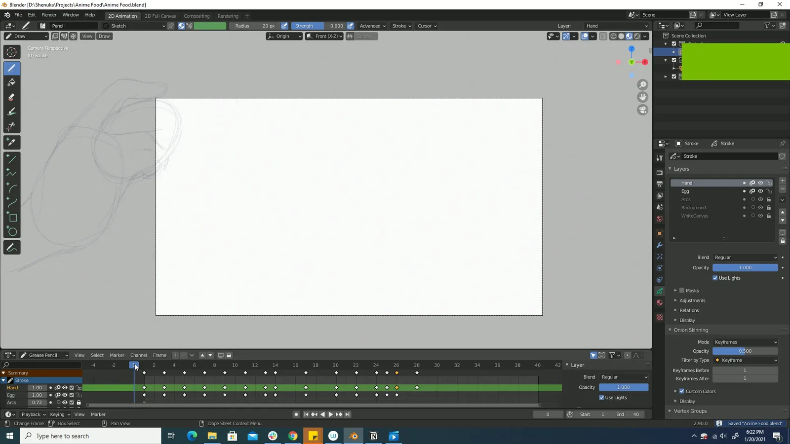 Shot 1 Rough Animation