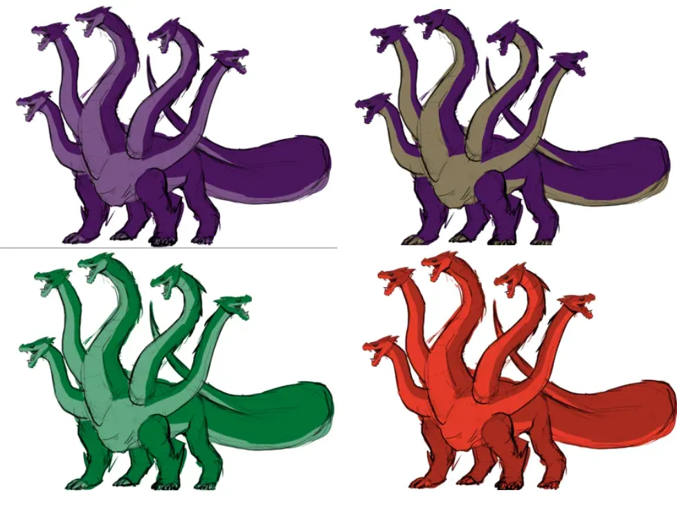 Dragon Colors Concepts