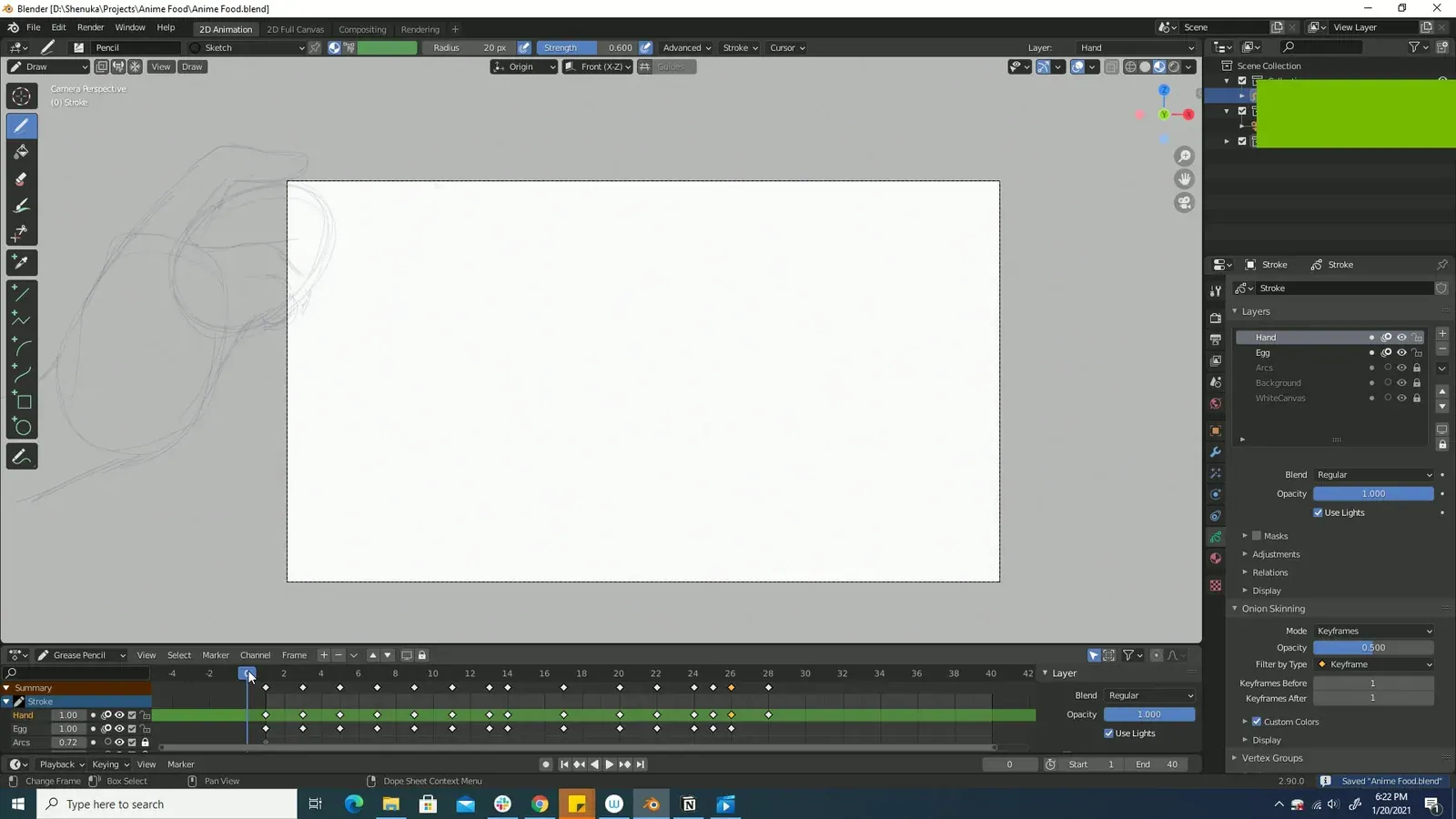 Shot 1 Rough Animation