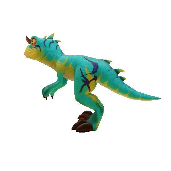 Raptor character rig preview
