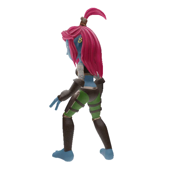Silverhead character rig preview